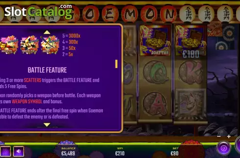 Скрин8. Ninja Hero Goemon слот