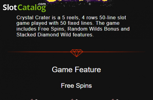 Скрин5. Crystal Crater слот