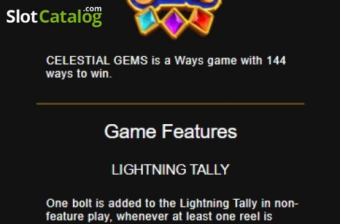 Скрин6. Celestial Gems слот