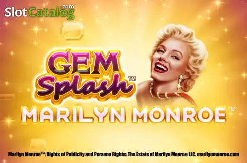 Gem Splash Marilyn Monroe логотип