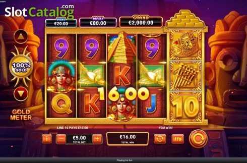 Скрин5. Gold Pile Toltec Treasure слот