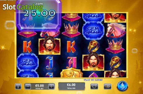 Скрин8. Kings Court Gem Splash слот