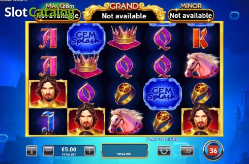 Скрин2. Kings Court Gem Splash слот