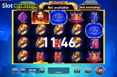 Скрин3. Kings Court Gem Splash слот