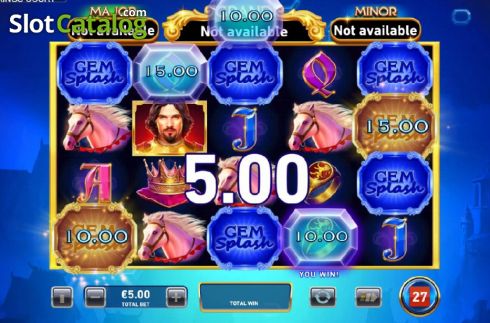 Скрин4. Kings Court Gem Splash слот