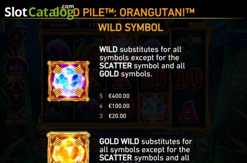 Скрин9. Gold Pile Orangutan слот