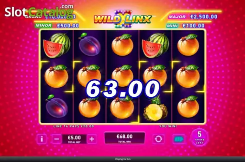 Скрин8. Wild Linx слот