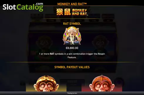 Скрин4. Monkey and Rat слот
