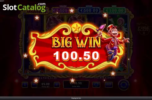 Скрин5. Mega Fire Blaze Big Circus слот
