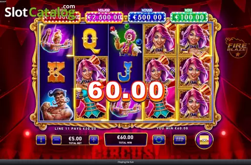 Скрин6. Mega Fire Blaze Big Circus слот
