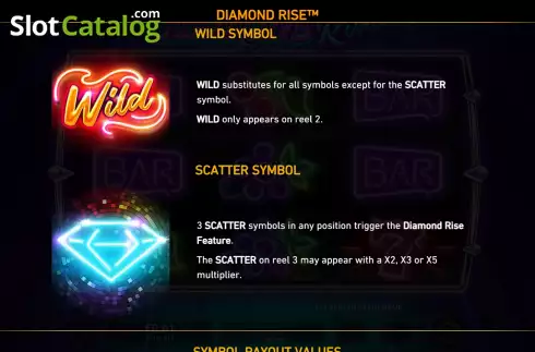 Скрин9. Diamond Rise слот