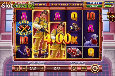 Скрин5. Fire Blaze Fire Fighter слот