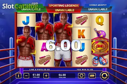Скрин3. Frank Bruno Sporting Legends слот