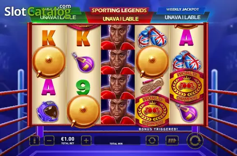 Скрин4. Frank Bruno Sporting Legends слот