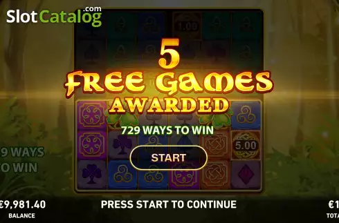 Скрин8. Fire Blaze Quattro: Celtic Charm слот