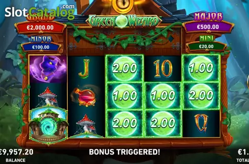 Скрин6. Fire Blaze: Green Wizard слот