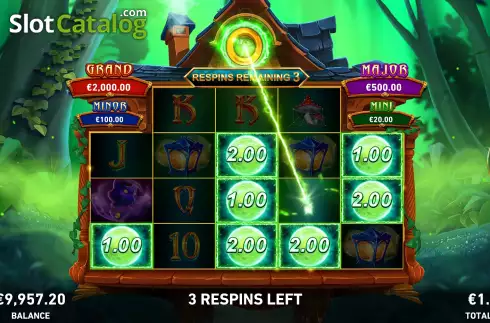 Скрин8. Fire Blaze: Green Wizard слот