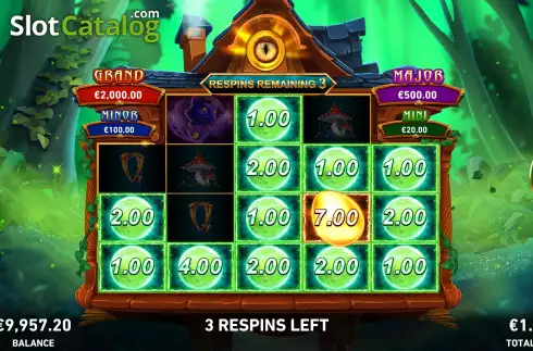 Скрин9. Fire Blaze: Green Wizard слот