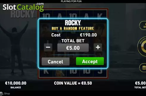 Скрин5. Rocky (Rarestone Gaming) слот