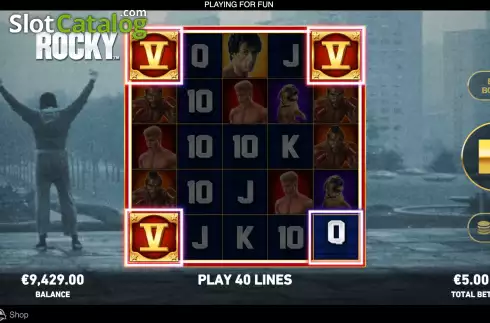 Скрин6. Rocky (Rarestone Gaming) слот