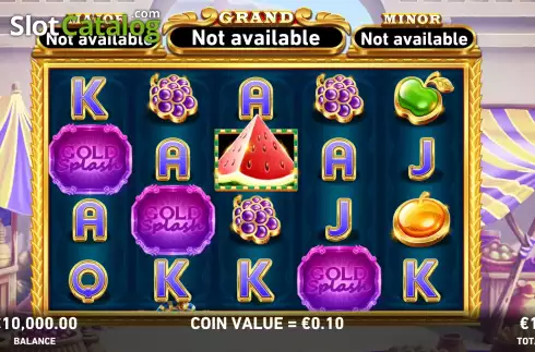 Скрин3. Gold Splash: Toots Froots слот