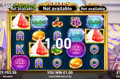 Скрин8. Gold Splash: Toots Froots слот