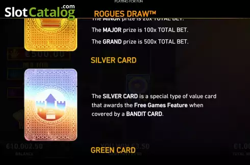 Скрин7. Rogues Draw слот