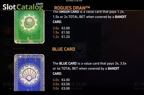 Скрин8. Rogues Draw слот