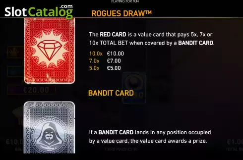 Скрин9. Rogues Draw слот