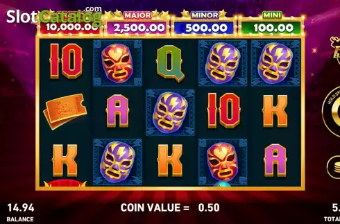 Скрин2. Mega Fire Blaze: Las Luchas слот