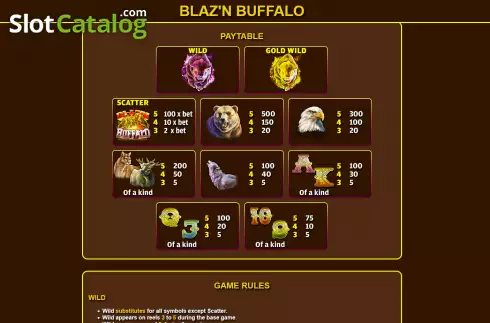 Скрин7. Blaz'n Buffalo слот