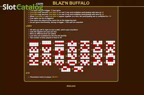 Скрин9. Blaz'n Buffalo слот