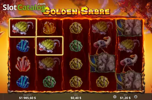 Скрин5. Golden Sabre слот