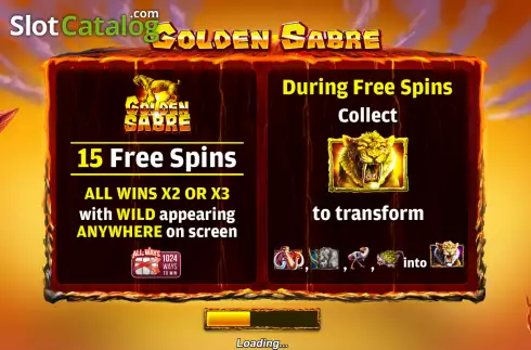 Скрин2. Golden Sabre слот