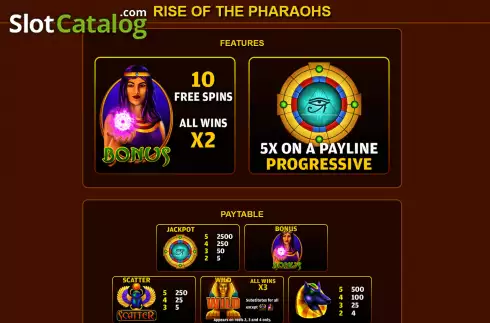 Скрин5. Rise of the Pharaohs (Ready Play Gaming) слот