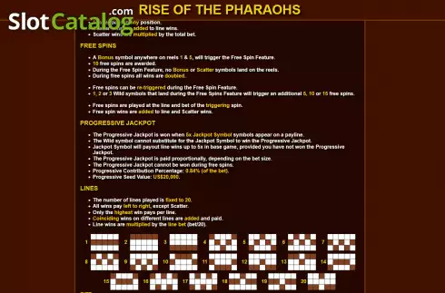 Скрин7. Rise of the Pharaohs (Ready Play Gaming) слот