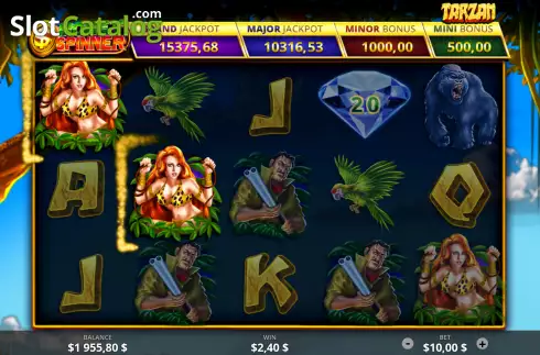 Скрин4. Tarzan (Ready Play Gaming) слот