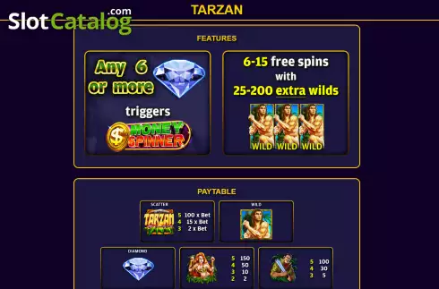 Скрин5. Tarzan (Ready Play Gaming) слот