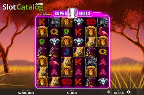 Скрин2. Wild Lion Super Reels слот