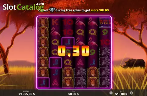 Скрин4. Wild Lion Super Reels слот
