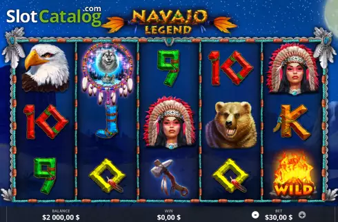 Скрин2. Navajo Legend слот