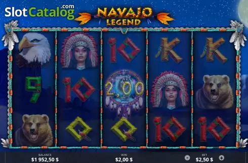 Скрин3. Navajo Legend слот