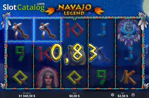 Скрин4. Navajo Legend слот