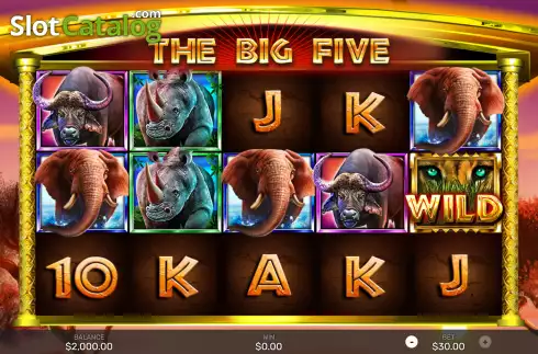 Скрин2. The Big Five слот