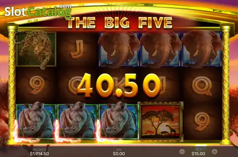 Скрин4. The Big Five слот