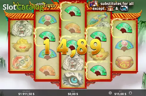 Скрин3. Way of the Tiger (Ready Play Gaming) слот