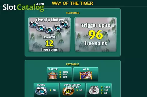 Скрин5. Way of the Tiger (Ready Play Gaming) слот