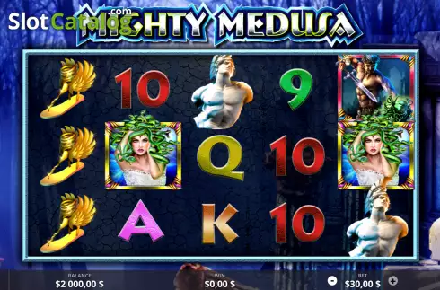 Скрин2. Mighty Medusa (Ready Play Gaming) слот