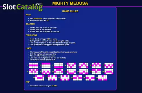 Скрин7. Mighty Medusa (Ready Play Gaming) слот