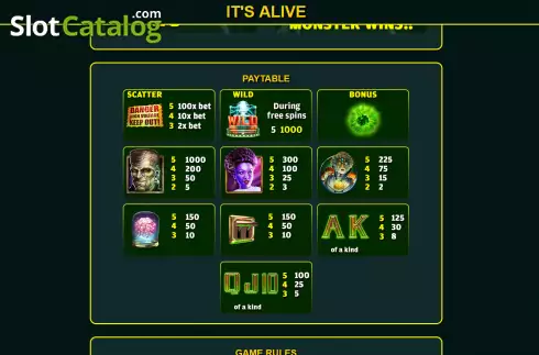 Скрин6. It's Alive слот